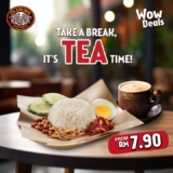 OldTown White Coffee WOW Deals: Enjoy Nasi Lemak & Tea Time Treats from RM7.90!