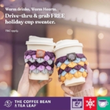 Cozy Up with CoffeeBeanMY’s Limited-Time Holiday Cup Sweater Deal!