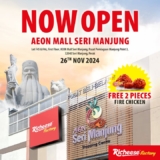 Richeese Factory Perak Grand Opening: Free Chicken & 50% Off! (November 2024)