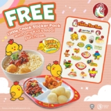 Get Your FREE Little Chick Sticker Pack at The Chicken Rice Shop!