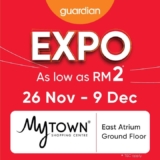 Guardian Expo at MyTOWN Shopping Centre: Score Amazing Deals in November & December 2024!