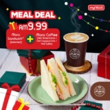 Grab a Delicious Maru Sandwich & Coffee Combo for Only RM9.99!