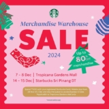 Starbucks Malaysia Holiday Merchandise Warehouse Sale November 2024 : Score Amazing Deals!