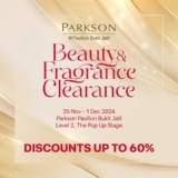 Parkson Pavilion Bukit Jalil Cosmetics & Fragrance Sale: Up to 60% Off + Vouchers!