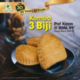 Baker’s Cottage : Indulge in Deliciousness: Get 3 Kaya Puffs for Only RM6.99!