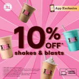 Baskin-Robbins Malaysia: Sweeten Your December with 10% Off Shakes & Blasts!