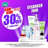 Watsons Malaysia Cleanser Fair: 30% OFF & Hong Kong Getaway Await! (December 2024)