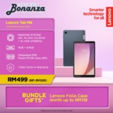 Lenovo Tab M8: Get RM100 Off and a FREE Folio Case This Season!