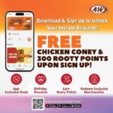 A&W Malaysia App Launch: Unlock Free Chicken Coney and Rooty Points!