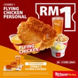 Richeese Factory December’s Deal of the Century: RM1.00 Flying Chicken Combo!