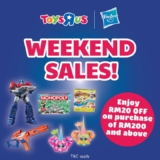 Hasbro Weekend Sales at Toys”R”Us: RM20 Off on RM200+ Purchases (December 2024)