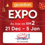 Guardian Expo: Christmas & New Year Savings at City Mall, Kota Kinabalu!