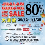 Massive Year-End Clearance Sale at Jetz in Kompleks Tun Abdul Ghaffar Baba – Up to 80% Off!