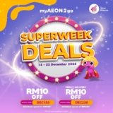 AEON Superweek Deals: Score Big on Groceries Until December 22, 2024!