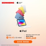 Unleash Holiday Savings: Up to RM300 Off Apple Products at Senheng!