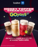 Tealive’s New Year’s Touch ‘n Go eWallet Discount: Up to 50% Off Your Favorite Drinks