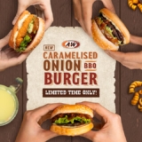 Sink Your Teeth into the A&W Limited-Time Caramelized Onion BBQ Burger!