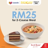 RM25 Delicious Date Night: Secret Recipe’s 2-Course Meal Deal