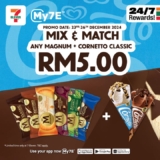 Magnum & Cornetto Combo Deal: Indulge in Double the Delight at 7-Eleven Malaysia!