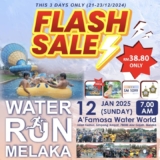 Water Run Melaka Flash Sale: Experience A’Famosa Water World for RM38.80!