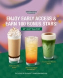 Starbucks Malaysia: Indulge in 2025 New Year’s Delights with 100 Bonus Stars!