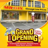 MR.DIY Saujana Putra Branch Grand Opening: Exclusive Deals & Freebies (December 2024)