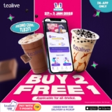 Tealive’s Buy 2 Free 1 Promotion: December 2024 – January 2025