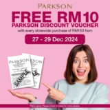 Parkson Malaysia’s Festive Savings: Double the Rewards, Double the Fun Dec 2024