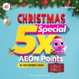 Christmas Shopping Made Easy with 5x AEON Points on myAEON2go