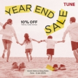 Tune Hotels Year-End Sale Extended! Enjoy 10% Off