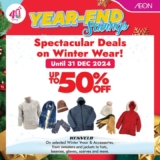 AEON Winter Warm-Up Sale – Up to 50% Off Cozy Winterwear!