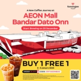 Kenangan Coffee’s Buy-One-Get-One Free Deal at AEON Mall Bandar Dato Onn