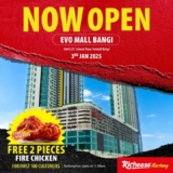 Richeese Factory’s New Bangi EVO Mall Outlet Opens January 3, 2025: FREE Fire Chicken & Massive Discounts!