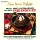 End the Year 2024 Sweetly with FREE Brownies at Italiannies @ The Curve!