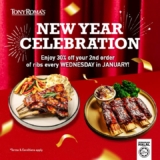 January 2025 Rib Fest at Tony Roma’s – 30% Off Your Second Order!