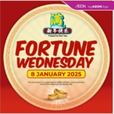 AEON’s Fortune Wednesday: Score Incredible Savings on Festive Favourites!