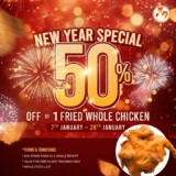 Crispy New Year Deal 2025! 50% Off Fried Chicken at Lim Fried Chicken