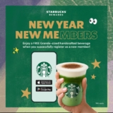 Starbucks Malaysia: FREE Grande Beverage for New Rewards Members! (January 2025)