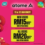 2025 Lunar New Year Savings at Watsons Malaysia! Get RM15 Off with Atome