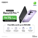 OPPO Reno13 Pro 5G and OPPO AI Phone: Maxis Postpaid Deal – Grab Yours Now!