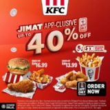 KFC Jimat App-Exclusive Bundles: Up to 40% Off! (Limited Time Offer)