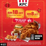 KFC Delivery: RM18 Off & Free Delivery Promo!