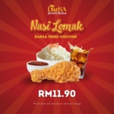 Hungry for Nasi Lemak? Fuel Your Day with Darsa Fried Chicken’s Special Set!