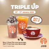 JCO Malaysia: Grab a FREE Beverage with Every 2 You Buy – Limited Time Offer