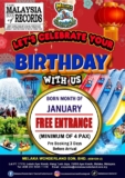 Melaka Wonderland Theme Park: Free Birthday Entrance for January Bookings