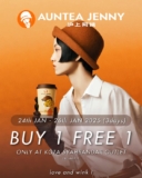 Melaka’s Hottest Deal: Buy One, Get One FREE Fresh Milk Tea at AUNTEA JENNY!