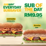 Hungry for a Deal? Subway’s Midweek Chicken Slice & Tuna Sub is Just RM 9.95!