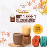 Komugi Day: Indulge in Sweet Delights with Buy 1 Get 1 Free Pastries!