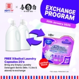 Free Xibaibai Laundry Capsules Exchange Deal at Alpro Sugi Bintang Megamall