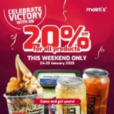 Mokti’s Ice Cream: 20% Off Weekend Sale (January 24-25, 2025)